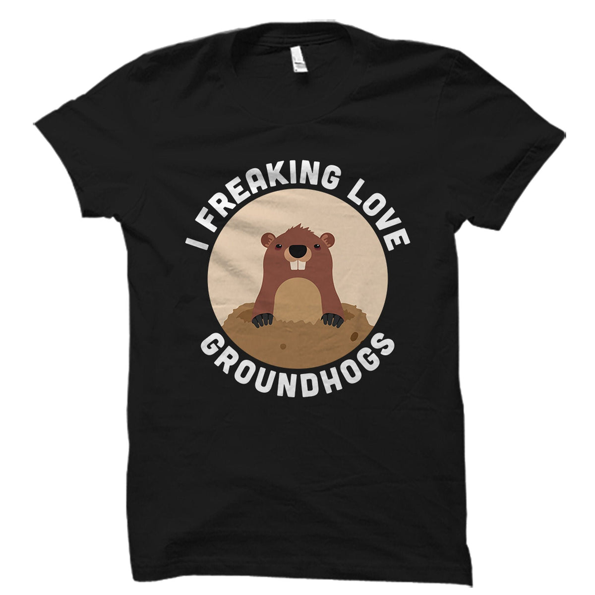 Groundhog Shirt Groundhog Day Shirt Groundhog Day Tshirt Groundhog TShirt Funny Shirt Groundhog Gift Groundhog Day Tee Ground Hog OS3561 Graphic Tee – Bold Style · Great Gift For Fans