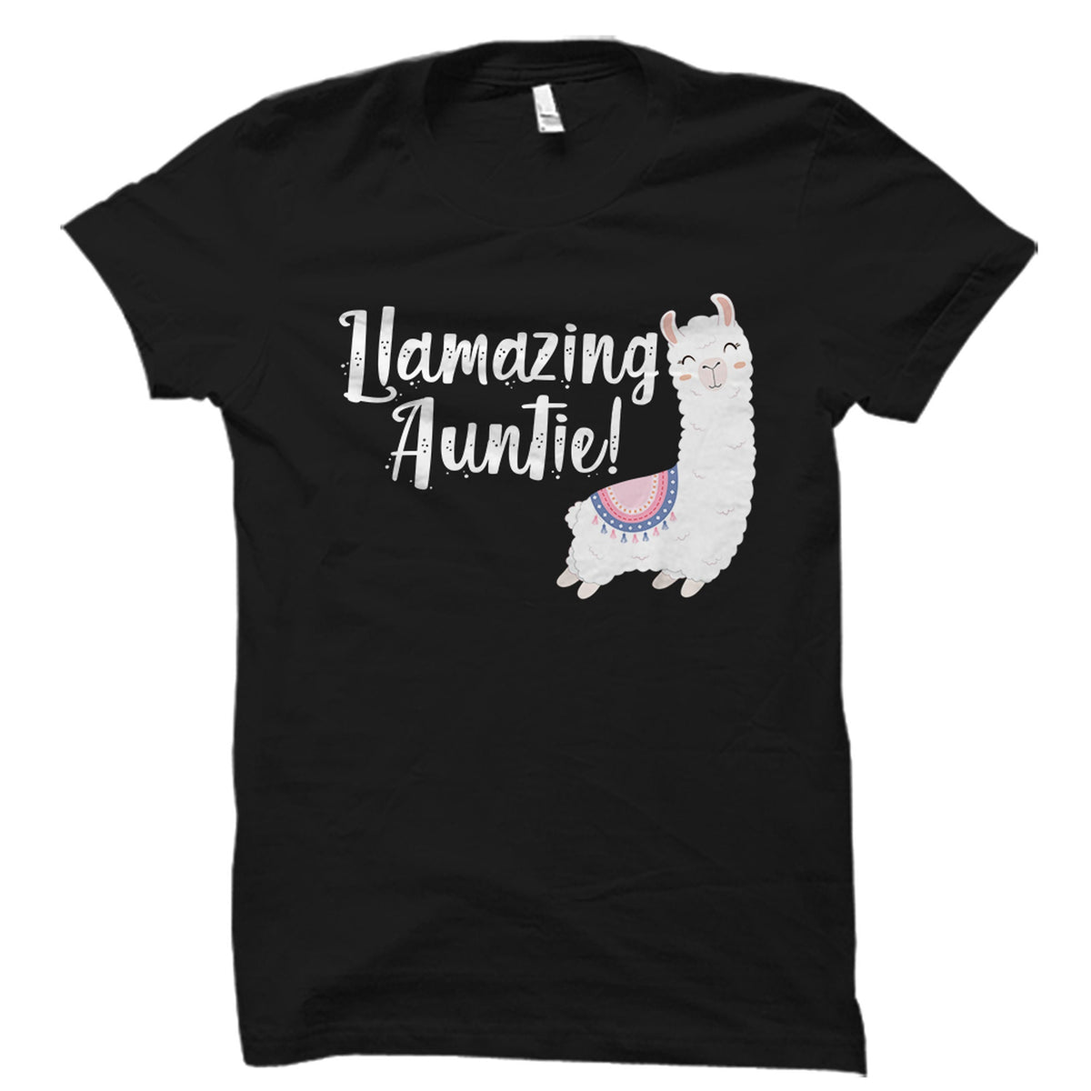 Aunt Shirt Auntie Shirt Aunt Gift Auntie Gift For Sister New Aunt Gift New Aunt Shirt Aunt To Be Shirt Llama Shirt Llama Gift OS3460 Graphic Tee – Everyday Comfort · Must-Have Style