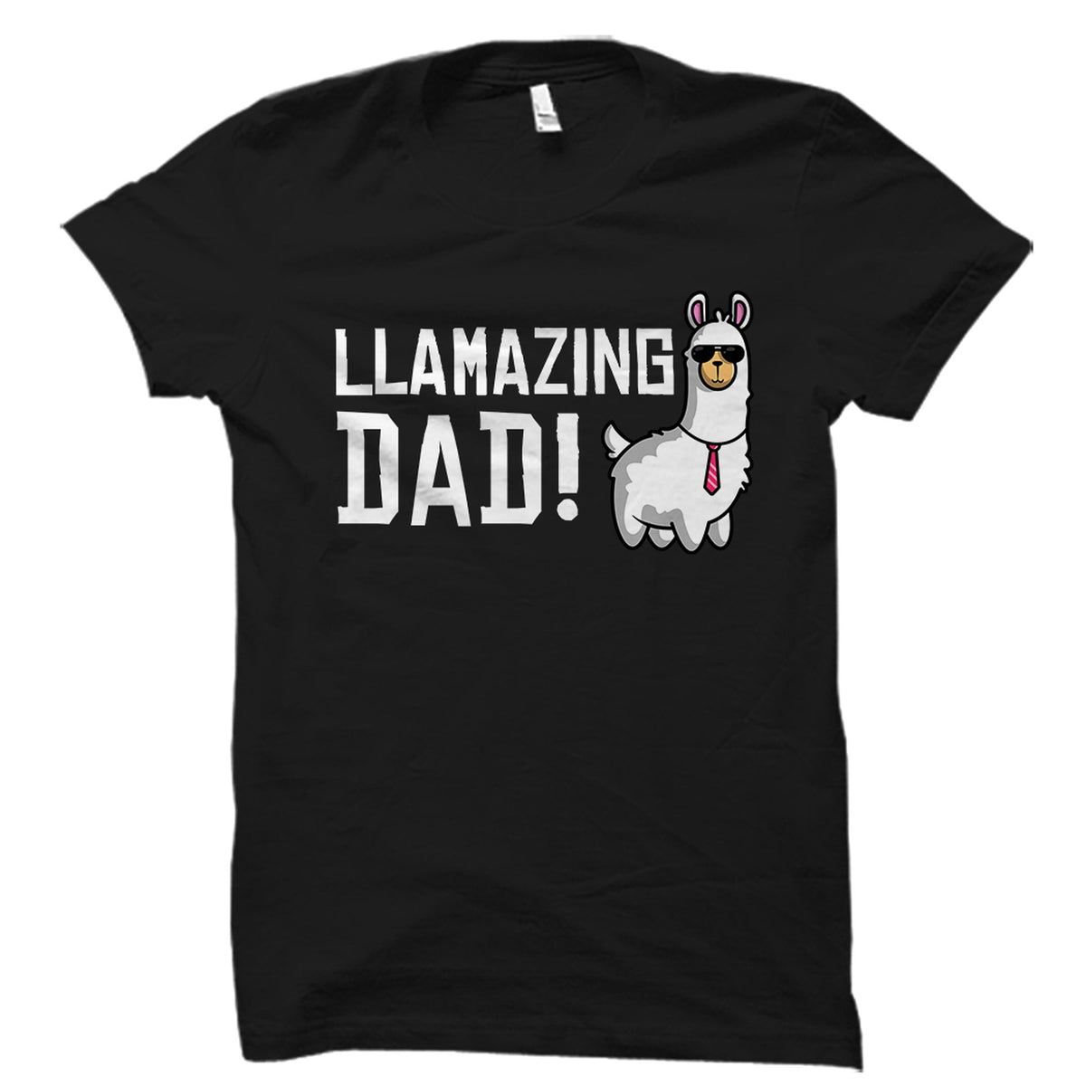 Llama Dad Shirt Gift For Dad Gift Shirt For Dad Funny Husband Gift New Dad Shirt Dad to Be Gift Pregnancy Announcement Shirt Llama OS3222 Graphic Tee – Feel-Good Design · Great Gift For Fans