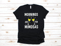 Mornings Are For Mimosas TShirt Funny Brunch Champagne Breakfast Tank Top Hoodie Sweatshirt Long Sleeve Apparel Gift Hoodie – Fan Favorite · High-Quality Print