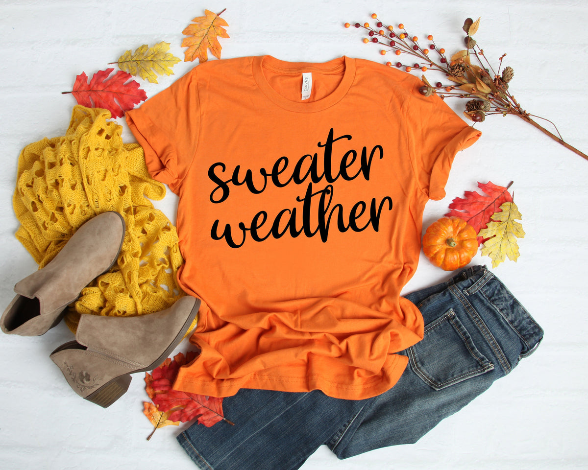 Sweater Weather ShirtThankful Fall Fall ShirtFall Family Shirts Thanksgiving Shirts Blessed ShirtCute Fall Shirt Graphic Tee – Premium Graphic · Must-Have Style