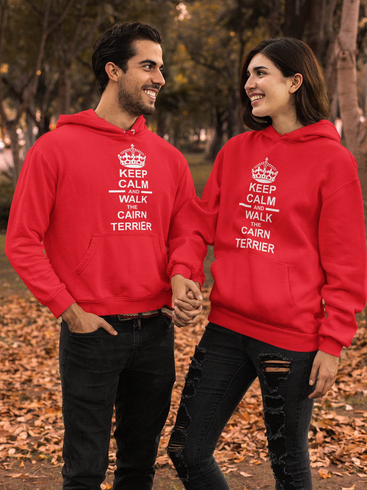 Cairn Terrier Dog Walking Hoodie Hoody Hooded Sweatshirt Unisex Keep Calm And Walk The Cairn Terrier Present Hoodie – Easygoing Wear · Must-Have Style