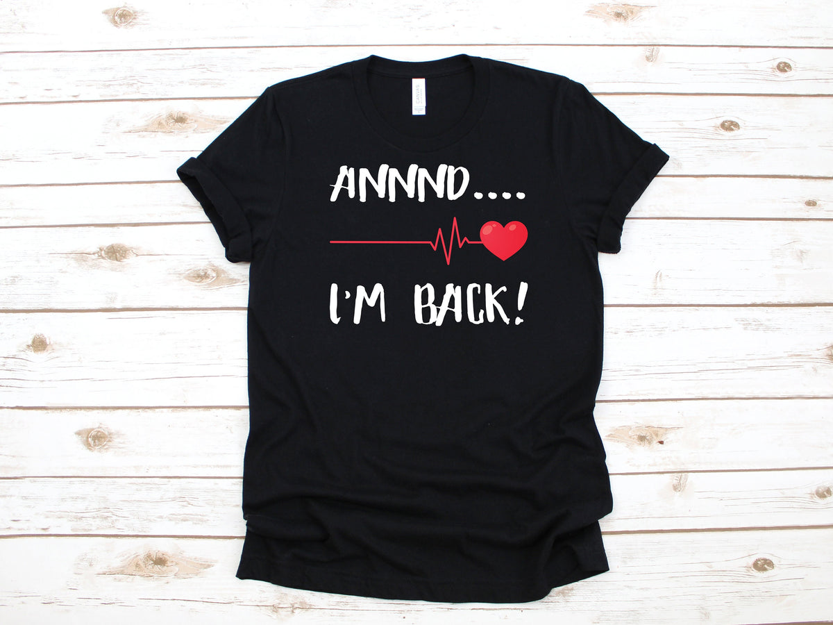 Heart Attack TShirt Open Heart Surgery Funny Heart Attacks Gift Get Well Soon Gift Hoodie Sweatshirt Long Sleeve Hoodie – Feel-Good Design · Perfect For Daily Wear