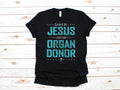 Saved By Jesus And Organ Donor TShirt Christian Surgery Gift Get Well Soon Gift Hoodie Sweatshirt Long Sleeve Hoodie – Feel-Good Design · Trending Graphic Apparel