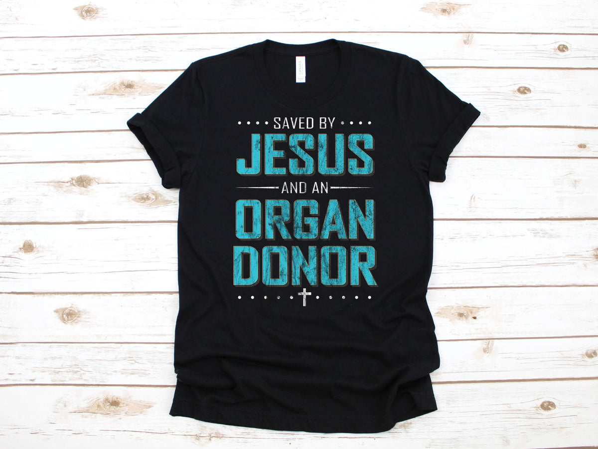 Saved By Jesus And Organ Donor TShirt Christian Surgery Gift Get Well Soon Gift Hoodie Sweatshirt Long Sleeve Hoodie – Feel-Good Design · Trending Graphic Apparel