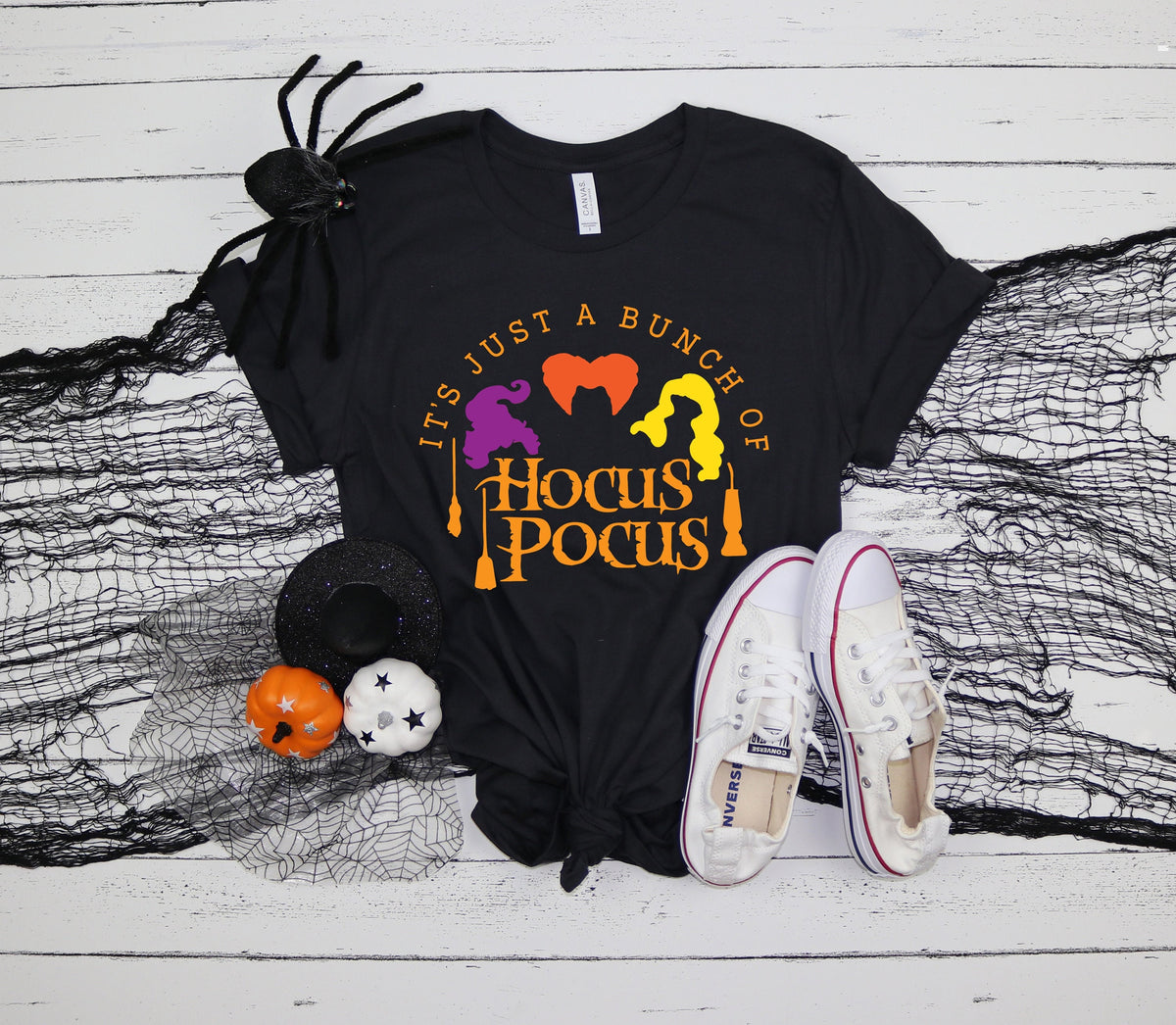 It39s Just a Bunch of Hocus Pocus Shirt Halloween Party Shirts Hocus PocusSanderson Sisters TeeHalloween Outfit 2023 Halloween Shirts Graphic Tee – Easygoing Wear · Great Gift For Fans