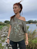 Geometry Graphic Tee Burning Man Shirt Shirt Women Psychedelic Gift Gift WomeN Yoga Shirt Top BUDDHA VIBES KHAKI Mindfulness Shirt Graphic Tee – Aesthetic Look · Must-Have Style