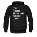 EMS Hoodie Medical Hoodie Hero Sweatshirt Hero Hoodie Medical Pullover EMS Sweater Medical Sweater Eat Sleep EMS Hoodie OH393 Hoodie – Cozy Vibes · Perfect For Daily Wear