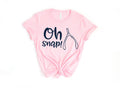 OH Snap Shirt Thankful Thanksgiving Thankful Fall Fall Shirt Thankful Family Shirts Thanksgiving Shirts Blessed Shirt Graphic Tee – Aesthetic Look · Great Gift For Fans