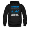 Funny Triathlon Hoodie Triathlon Sweatshirt Swimming Hoodie Swimmer Sweater Triathlete Hoodie Triathlete Sweater Triathlete OH346 Hoodie – Fan Favorite · Great Gift For Fans