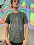 Ganesha Yoga Shirt for men Psychedelic Elephant tee GANESCHER OLIVE Sacred Geometry T shirt Psychedelic Tee Yoga Gift for Him Graphic Tee – Feel-Good Design · Perfect For Daily Wear