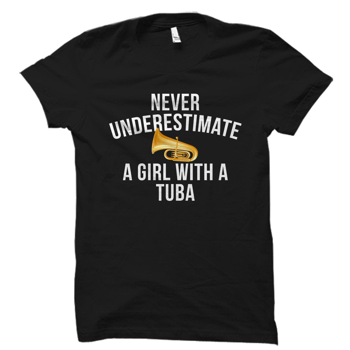 Cute Tuba Shirt Cute Tuba Gift Tuba Girl Shirt Tuba Girl Gift Tuba Player Shirt Band Shirt Tuba Player Gift Tuba Playing Shirt OS3828 Graphic Tee – Fan Favorite · High-Quality Print