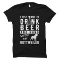 Rottweiler Gift Rottweiler Shirt Rottweiler Beer Shirt Rottie Shirt Dog Lover Shirt Dog Lover Gift Dog TShirt Dog Owner Gift OS3537 Graphic Tee – Feel-Good Design · High-Quality Print