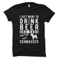 Schnauzer Shirt Schnauzer Gift Schnauzer Beer Shirt Dog Lover Shirt Dog Lover Gift Dog Shirt Dog Owner Gift OS3554 Graphic Tee – Everyday Comfort · High-Quality Print