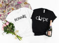Bonnie and Clyde Shirt Couple Shirt Honeymoon ShirtWedding ShirtWife and Hubs Shirts Just Married Shirts Matching Couple Shirt Graphic Tee – Easygoing Wear · Must-Have Style