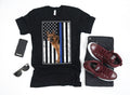 K9 Police American Flag TShirt K9 German Shepherd Thin Blue Line Law Enforcement USA Flag Gift Patriotic Shirt Graphic Tee – Premium Graphic · Perfect For Daily Wear