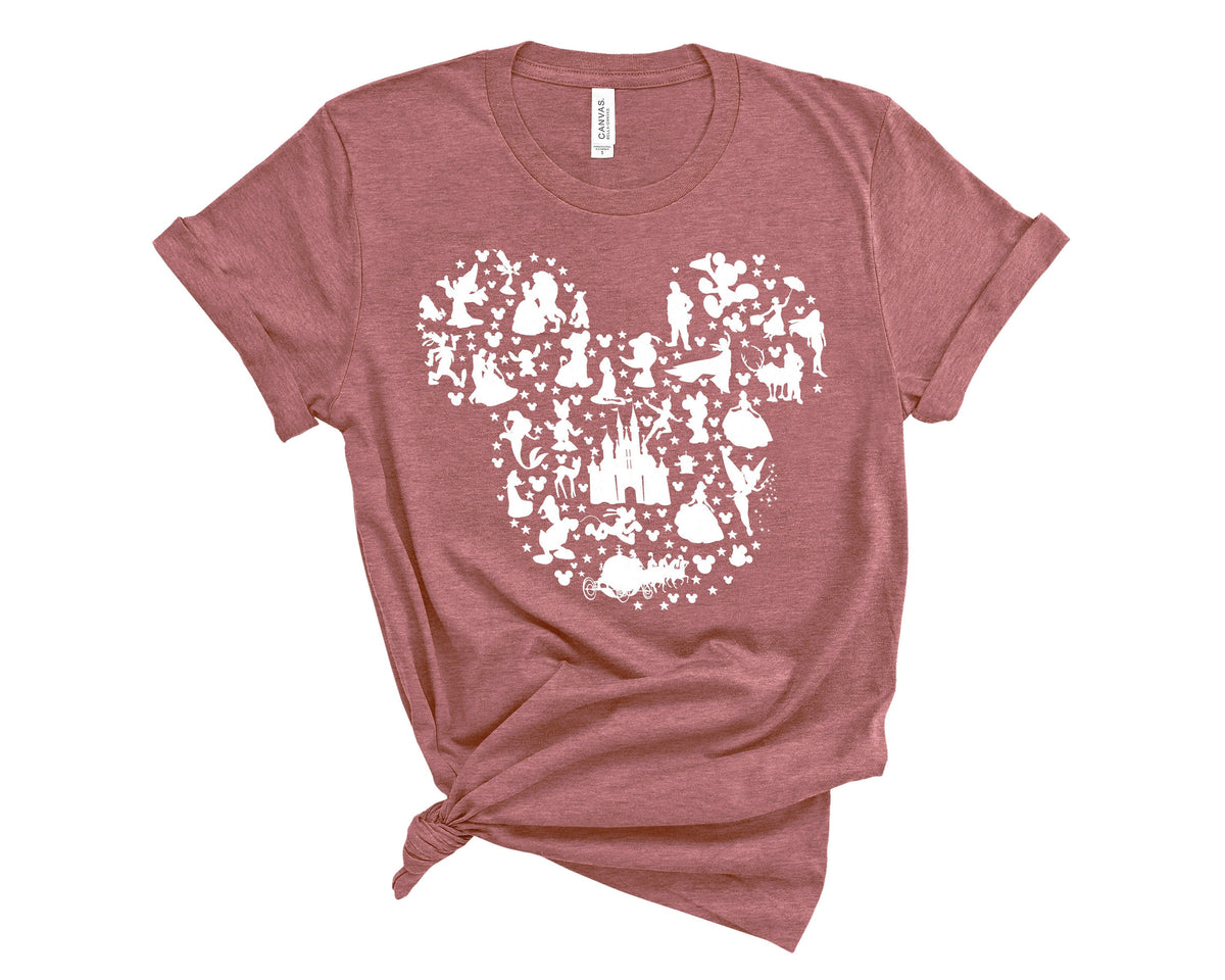Disney Shirt Disney Shirt for Women Disney Ear Shirt Women39s Unisex Disney TShirt Disney Mickey Silhouette Shirt Tshirt for Kids Graphic Tee – Everyday Comfort · Great Gift For Fans