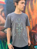 Men Spiritual Tee Sacred Geometry T Shirt Buddha shirt Meditation Unisex Shirt BUDDHA VIBES GREY Men Psychedelic Fashion Graphic Tee – Easygoing Wear · Perfect For Daily Wear