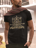 Psychedelic Tee Yoga Gift for Him Yoga Shirt Geometric Design Shirt SHEVA BLACK Meditation Unisex Shirt Men Psychedelic Fashion Graphic Tee – Fan Favorite · Top Pick For Any Outfit