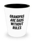 Funny Grandpa Shot Glass Grandfather Gift Idea Father39s Day Gift For Grandpa You39re The Best Grandpa Grandpas Are Dads Without Rules Graphic Tee – Premium Graphic · Top Pick For Any Outfit