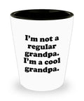 Funny Grandpa Shot Glass Grandfather Gift Idea Father39s Day Gift For Grandpa I39m A Cool Grandpa Graphic Tee – Everyday Comfort · Trending Graphic Apparel