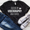Fueled By Videography And Coffee TShirt Funny Videographer Shirt Videographer Gift Videographer Lover Tank Top Hoodie Hoodie – Bold Style · High-Quality Print