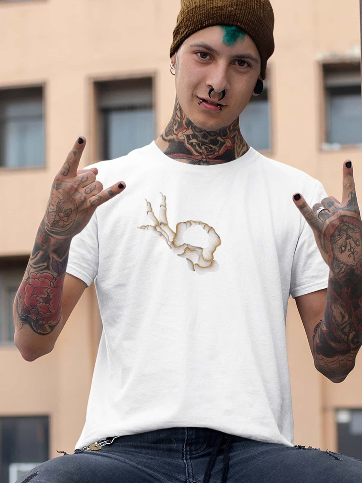 Yoga Shirt Mudra T Shirt Ok MUDRA White MTO Psychedelic Skull Shirt for Him Burning Man Clothing Men39s Graphic Tee Scull Shirt Men Graphic Tee – Cozy Vibes · Must-Have Style