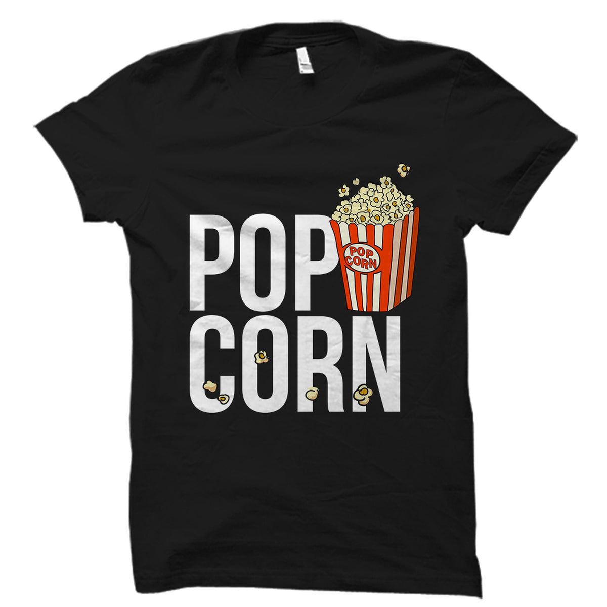 Popcorn Shirt Popcorn Lover Shirt Popcorn Lover Gift Cinema Shirt Movie Lover Shirt Movie Lover Gift Popcorn Gift Popcorn OS3899 Graphic Tee – Feel-Good Design · Great Gift For Fans