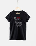 Geometric Santa Father Christmas TShirt Santa Claus Shirt Festive TShirt Graphic Tee – Bold Style · Great Gift For Fans