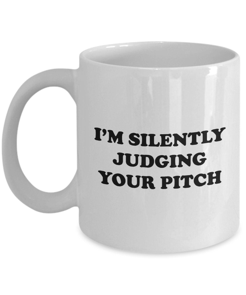Vocal Coach Gift Funny Vocal Coach Mug Voice Coach Present Music Teacher Gift Silently Judging Your Pitch Graphic Tee – Everyday Comfort · Trending Graphic Apparel