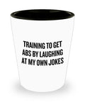 Funny Dad Shot Glass Dad Gift Idea Dad Joke Present Father39s Day Gift Father39s Birthday Present Training To Get Abs Graphic Tee – Bold Style · Trending Graphic Apparel