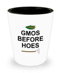 Farming Shot Glass Farmer Gift Farmer Present Agronomy Present Agronomist Gift Agriculture Gift GMOS Before Hoes Graphic Tee – Easygoing Wear · Must-Have Style