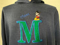 Vintage 90s Walt Disney Mickey Mouse Embroidered Blue Thin Hoodie Sweatshirt Size L Hoodie – Soft Feel · Must-Have Style
