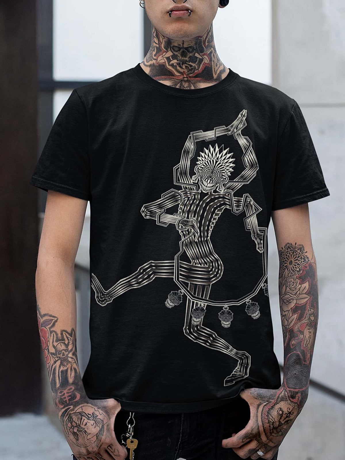 Trippy shirt for men MHAKALA BLACK ayahuasca psychedelic t shirt sacred geometry shirt ayahuasca shirt gift for him Graphic Tee – Cozy Vibes · Great Gift For Fans