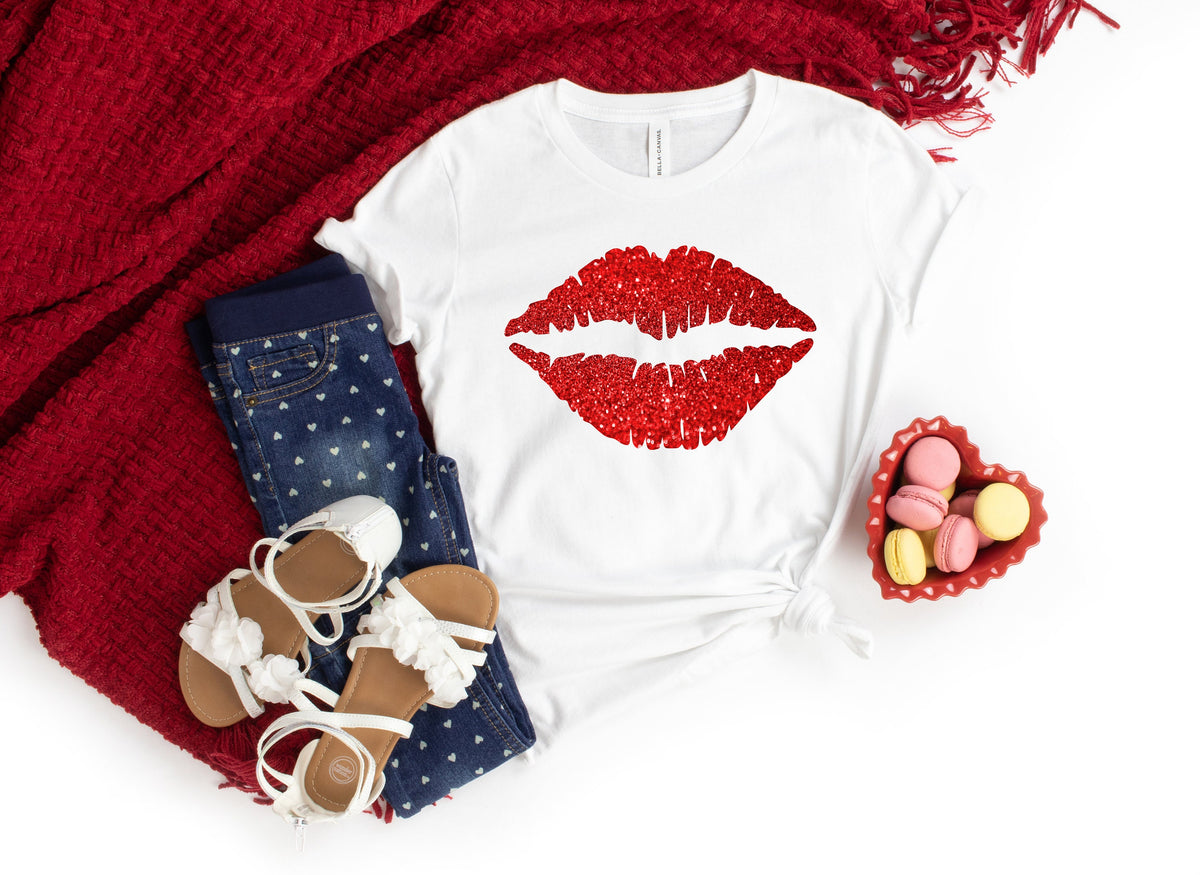 Valentines Day ShirtLips ShirtValentines Day Shirts For WomenLips Kiss Tee Cute Valentine Shirt Cute valentine teeLove Shirt Graphic Tee – Bold Style · Must-Have Style