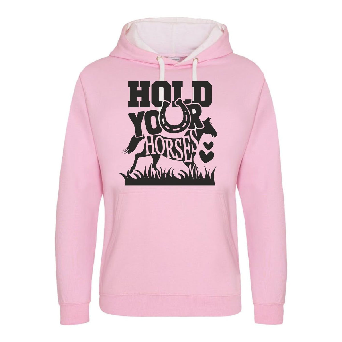 Horse Riding Hoodie Hold Your Horses Equestrian Hoody Horse Jumping Hoodie Pony Farm Hoodie – Aesthetic Look · Top Pick For Any Outfit