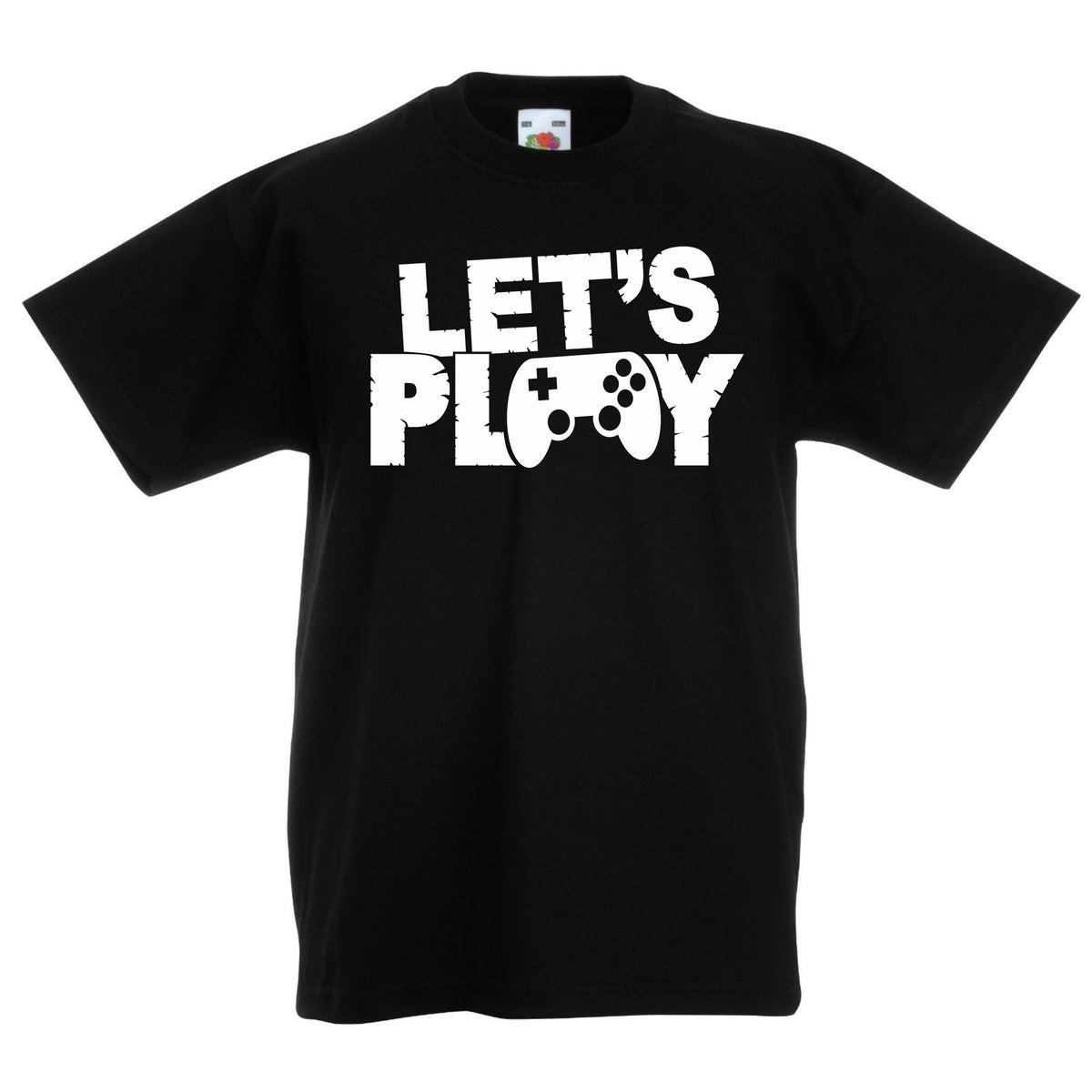 Gaming TShirt for Boys Kids Girls Youths Computer Gamer Cotton Tee Gamers Lets Play Graphic Tee – Premium Graphic · High-Quality Print