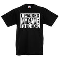 Gaming TShirt for Boys Kids Girls Youths Computer Gamer Cotton Tee Gamers I Paused My Game To Be Here Graphic Tee – Fan Favorite · Trending Graphic Apparel