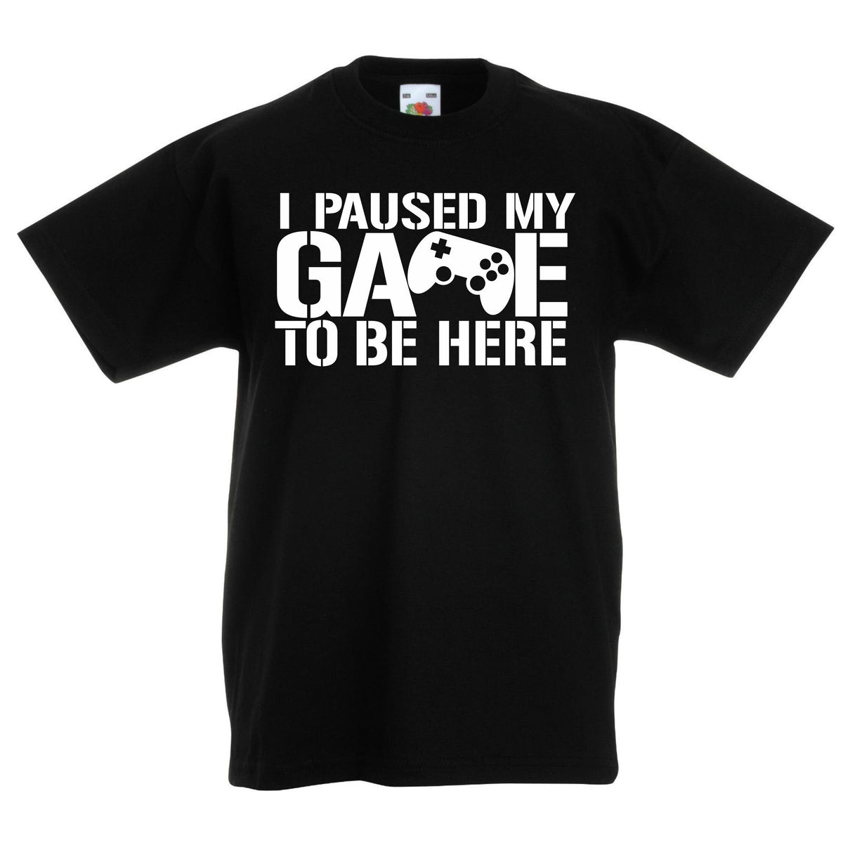Gaming TShirt for Boys Kids Girls Youths Computer Gamer Cotton Tee Gamers I Paused My Game To Be Here Top Graphic Tee – Bold Style · Great Gift For Fans