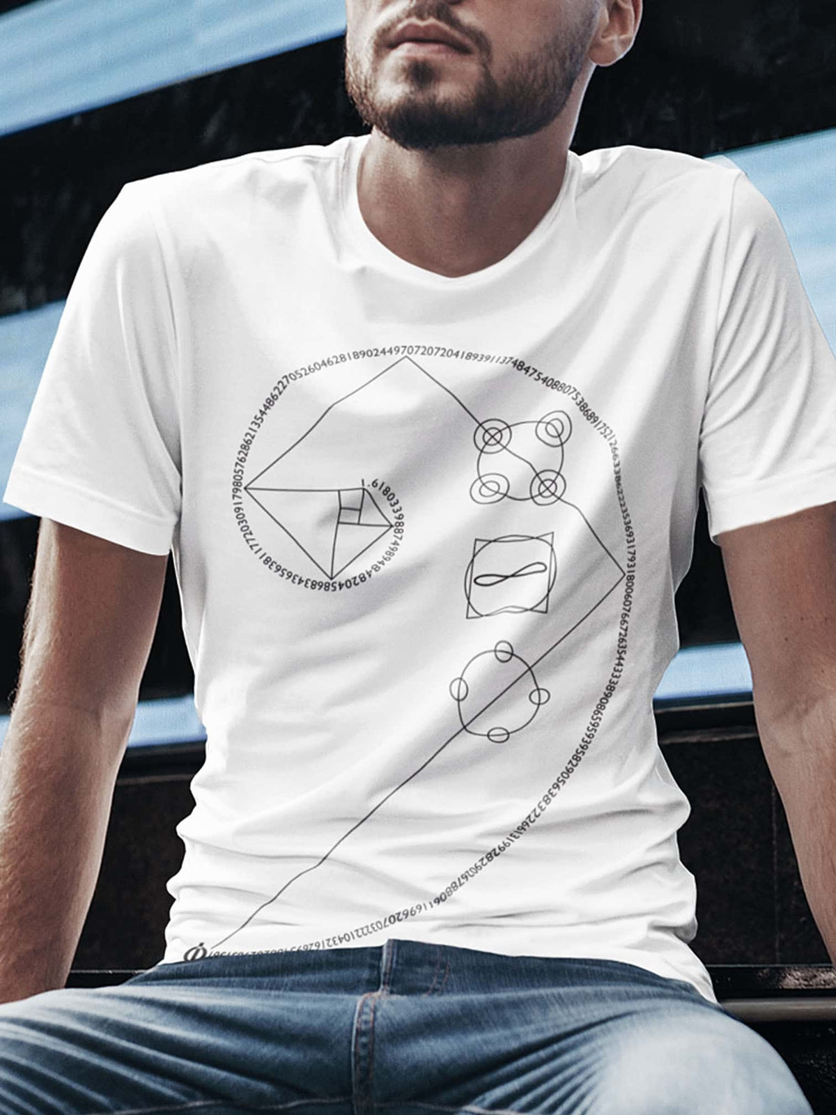 Phi Made To Order Men T Shirt White Graphic Tee – Feel-Good Design · Great Gift For Fans