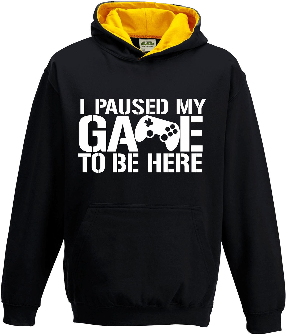 Gaming Hoodie I Paused My Game To Be Here Retro Gaming Hooded Sweatshirt for Travel College Festival Gift for Gamers Friends Dad Hoodie – Soft Feel · Must-Have Style