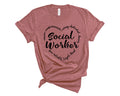 Social Worker Shirt Social Worker Gift LSW Gift MSW Gift LCSW Gift Social Worker Heart Gift Caring Social Worker Loyal and Kind Graphic Tee – Easygoing Wear · Must-Have Style
