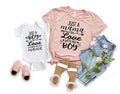 Mommy and Me Shirt Just a Mama in Love with Her Son Just a Son in Love with His Mama Mom and Me Mother and Son Matching Shirt Graphic Tee – Aesthetic Look · Must-Have Style