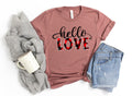 Hello Love Shirts Valentine39s Shirt Lovers Shirt Valentine39s Day Shirt Funny Valentines Shirt Gift for Valentines Couple Shirts Graphic Tee – Warm & Stylish · Great Gift For Fans
