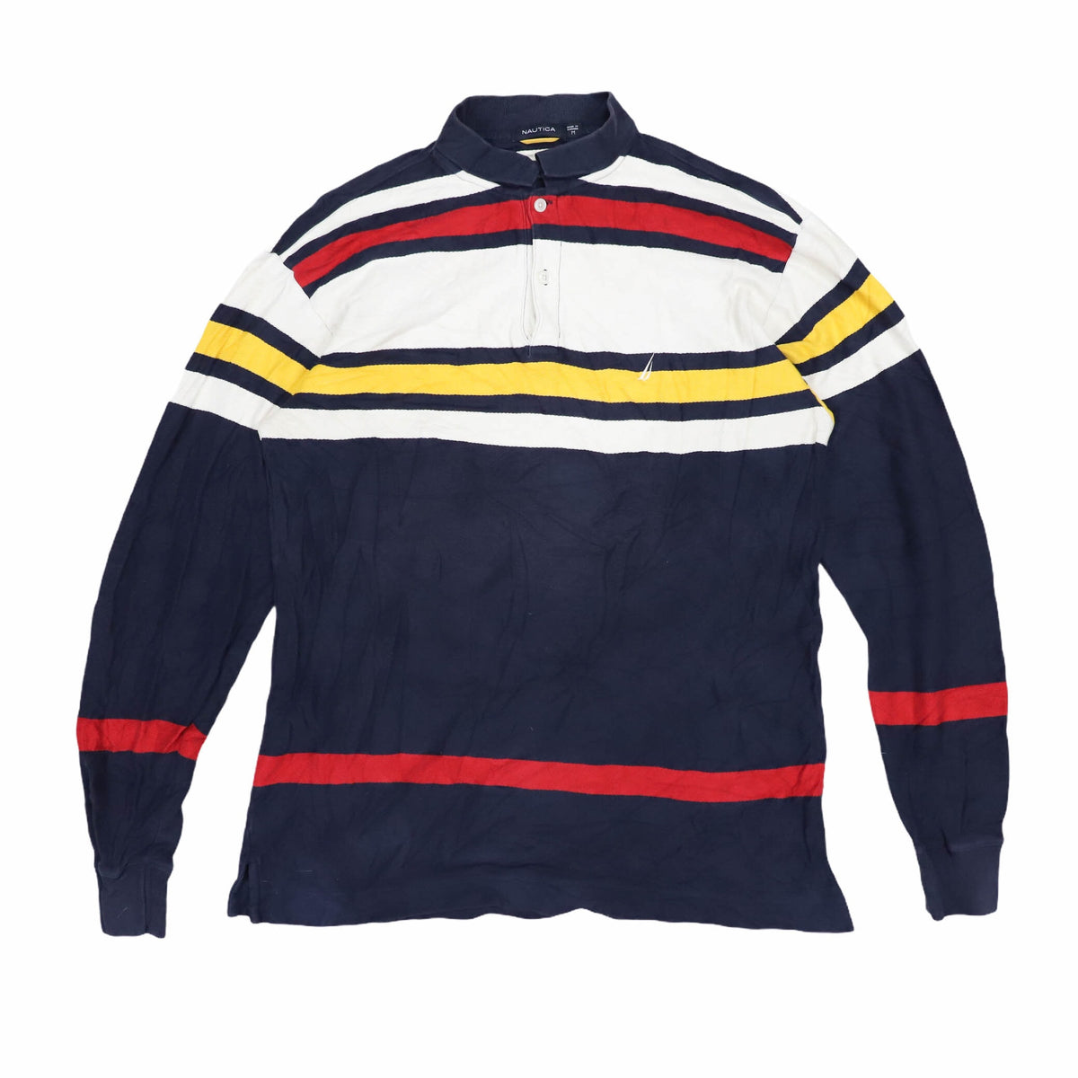 Vintage NAUTICA striped Polos shirt size M Graphic Tee – Easygoing Wear · Trending Graphic Apparel