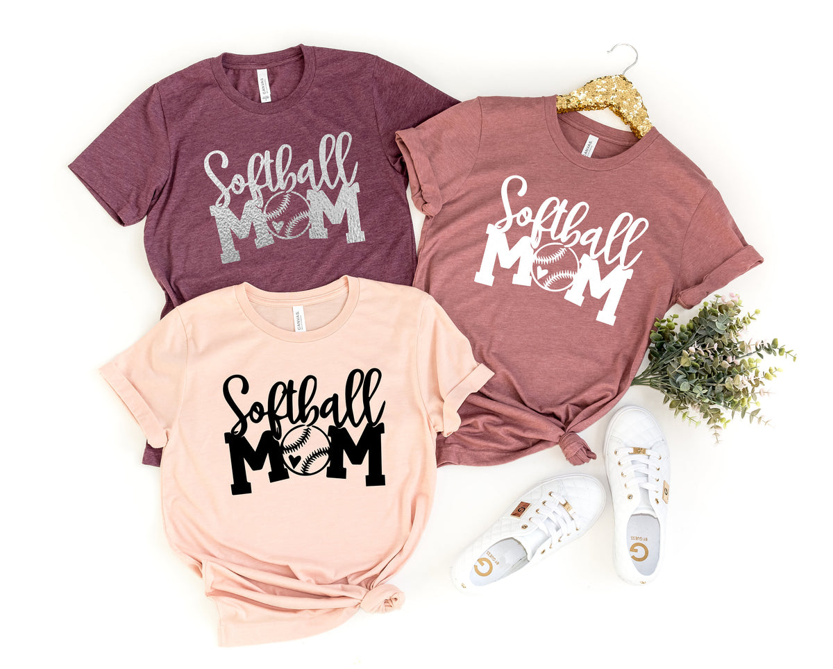 Softball Mom Mom ShirtSoftball Mom MomSoftball Mom Tshirts Mom ShirtsSoftball Mom Shirt GiftNew Mom ShirtMother Day Shirt Graphic Tee – Premium Graphic · Great Gift For Fans