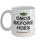 Farming Coffee Mug Farmer Gift Farmer Present Agronomy Mug Agronomist Gift Agriculture Gift GMOS Before Hoes Graphic Tee – Cozy Vibes · Perfect For Daily Wear