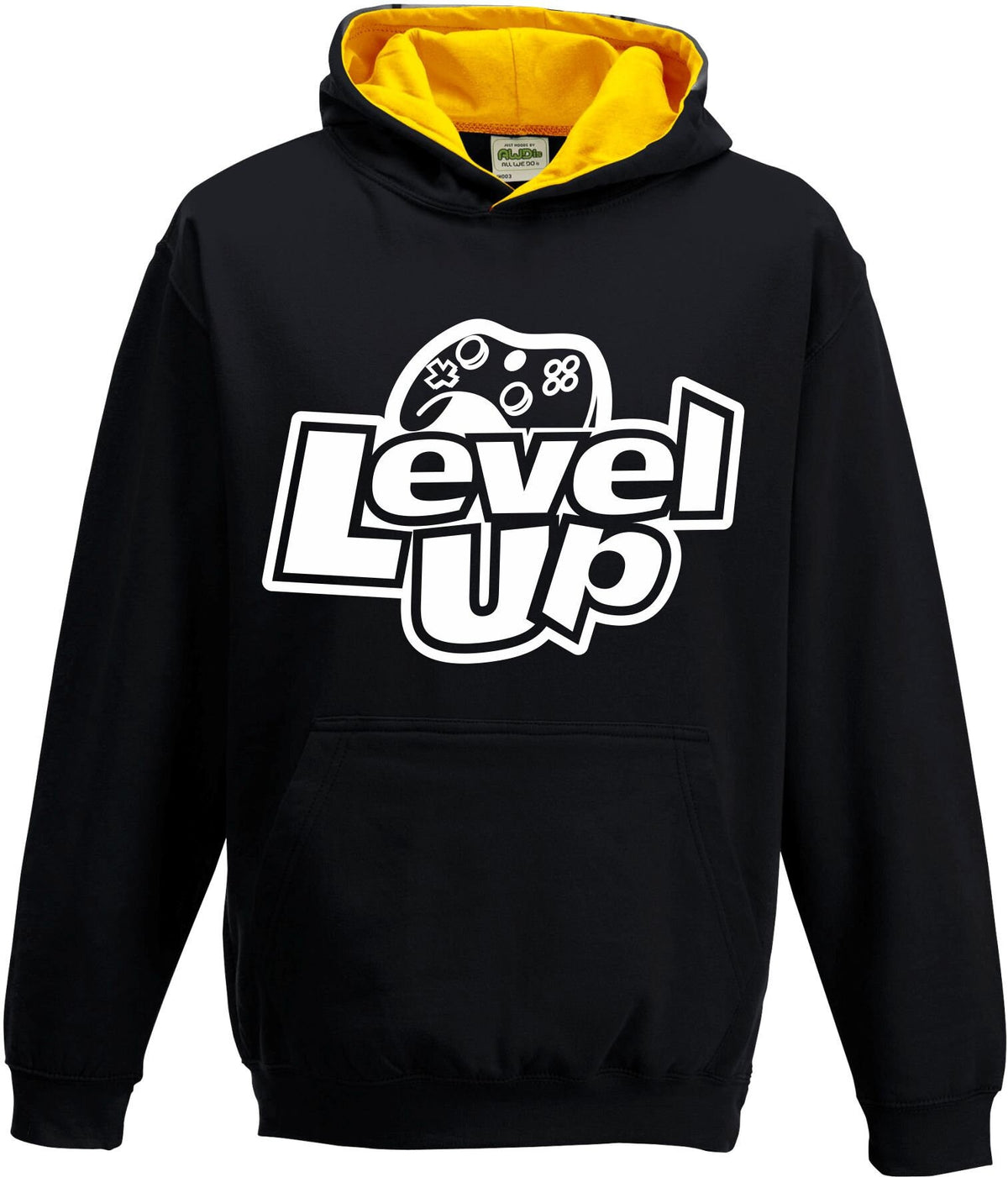 Gaming Hoodie Level Up Kids Retro Gaming Hooded Sweatshirt for Travel College Festival Gift for Gamers Friends Dad Hoodie – Feel-Good Design · Trending Graphic Apparel