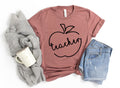 Back to School Teacher TShirt Cute Teacher Shirt Apple Teacher ShirtGift for Teachers Kindergarten TeacherBack to School Shirt Graphic Tee – Bold Style · Top Pick For Any Outfit