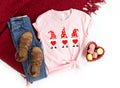 Valentine Gnomes with Heart ShirtValentines Day Shirts For WomanHeart ShirtCute Valentine ShirtCute Valentine TeeValentines Day Gift Graphic Tee – Cozy Vibes · Trending Graphic Apparel